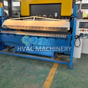 Hvac 1.5*2500 thủy lực Máy uốn cho thép và mạ kẽm tấm kim loại ống làm cho máy lỗ thông hơi - Product Image 2