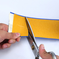 Ruban de marquage de sécurité pour sols en béton, 1mm d'épaisseur, 3 pouces, jaune, noir, blanc, auto-adhésif, résistant