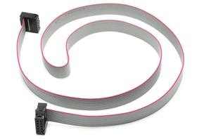 70CM 10 Pin USBISP JTAG AVR indir tel PVC bakır motosiklet bilgisayar otomobil otomotiv kablosu koşum için uyumlu - Product Image 4