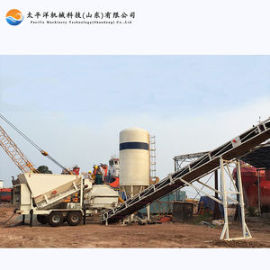 Fabricación de Mezcladoras de Concreto Planetarias para la Venta, Planta Mezcladora de Concreto Portátil Pequeña, Mini Planta Móvil de Concreto Húmedo - Product Image 2