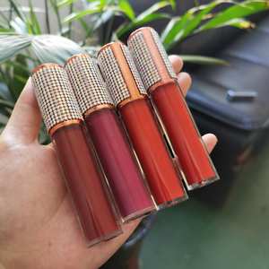 Brillo <span class=keywords><strong>de</strong></span> <span class=keywords><strong>labios</strong></span> más vendido con tubo <span class=keywords><strong>de</strong></span> diamantes <span class=keywords><strong>de</strong></span> imitación Etiqueta privada Brillo <span class=keywords><strong>de</strong></span> <span class=keywords><strong>labios</strong></span> brillante mate <span class=keywords><strong>de</strong></span> alto pigmento Vegano - Product Image 2