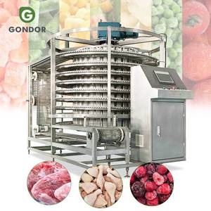 Congélateur spirale à tour de refroidissement pour biscuits, pains et produits de boulangerie, 8 pouces, en plastique, à usage industriel, à vendre - Product Image 1