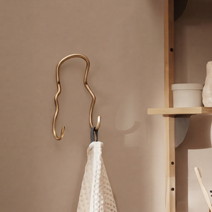 Premium Metal Wall <b>Hook</b> With Stylish Gold Finished Perfect For Home <b>Decoration</b> And <b>Coat</b> Storage Bathroom And Kitchen - Product Image 1