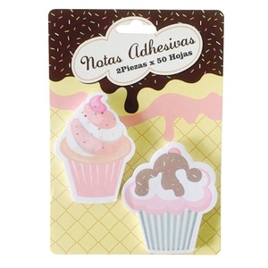 Gf Nhà Máy Bán Buôn Khuyến Mãi Trở Lại Trường Học Tự Dính Miếng Đệm Ghi Nhớ Tùy Chỉnh In Đáng Yêu Bánh Hình Dạng Ghi Chú Dính Thiết Lập - Product Image 2