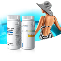 Bandelettes de test d'eau pour spa de piscine 3 en 1 pour chlore libre PH alcalinité totale