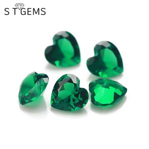 Loose 113# Green Synthetic <strong>Emerald</strong> Marquis Cut Nano <strong>Stone</strong> for Sale - Product Image 4