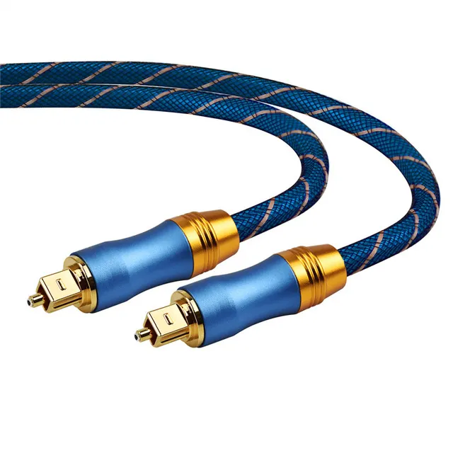 Digital Optical Fiber Audio Cable 5.1 SPDIF Optical Toslink Cable TV Cable 1m 2m 3m 10m Braided PS4 DVD Speaker Amplifier