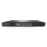 Hardware para Rack, Servidor Doméstico X86, 6 Puertos Gigabit LAN, 6*Rj45 Gbe LAN, Pfsense, Opnsense, J6412, Mini PC Industrial sin Ventilador, Firewall