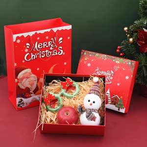 Nouveau modèle 2025 – Coffret cadeau personnalisé haut de gamme et économique, imprimé sérigraphié à la main, <span class=keywords><strong>service</strong></span> complet pour les cadeaux de Noël - Product Image 3