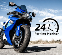 Layar Sentuh Digital IPS 5 inci Tahan Air untuk Aksesoris Motor, Dashcam Nirkabel, CarPlay, Android Auto, GPS