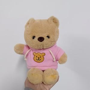 Mignon Mini Hoodies <span class=keywords><strong>Pull</strong></span> Vêtements pour 30 cm Ours Animal En Peluche Jouets Coton En Peluche Peluche Poupée Vêtements Habiller Jeu - Product Image 2