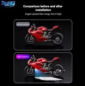 Proiettore LED Decorativo per Auto RCHG con Ali d'Angelo, Luce di Benvenuto e Segnalazione, Garanzia 1 Anno - Product Image 4