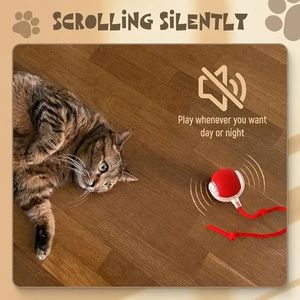 Juguete Interactivo Eléctrico de Plástico para Perros/Gatos, Pelota Rodante Automática 360° Actualizada 2024 - Product Image 4