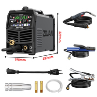 Machine à souder MIG ZOJAN, nouveau design, 0,8 mm, onduleur 7 en 1, 100 V/200 V, portable, 106 A, 2,7 kW/5,7 kW, protection IP21S
