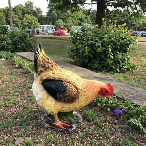 Декоративная статуя петуха ручной работы из большой смолы - Product Image 3