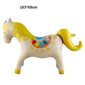 Globos de Aluminio Ecológicos con Diseño de Zebra y Payaso de Circo para Niños, Juguetes Inflables para <span class=keywords><strong>Fiestas</strong></span>, Decoraciones de Halloween - Product Image 6