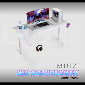 Gran <span class=keywords><strong>escritorio</strong></span> en forma <span class=keywords><strong>de</strong></span> L Led Rgb mesa <span class=keywords><strong>de</strong></span> juegos moderna personalizada <span class=keywords><strong>de</strong></span> alta calidad Blanco ajustable mesa <span class=keywords><strong>de</strong></span> Juegos <span class=keywords><strong>de</strong></span> ordenador <span class=keywords><strong>Escritorio</strong></span> - Product Image 6
