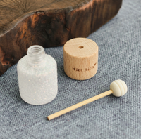 En stock, flacon en verre vide pour diffuseur d'huiles essentielles, finition pailletée, parfum DIY, recharge de parfum, aromathérapie liquide