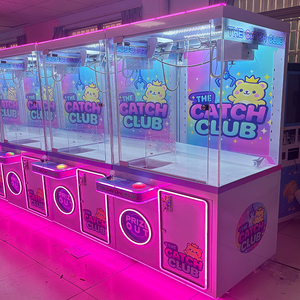 Máquina de garra de club de captura con temática Rosa Equipo de juego de arcade ganador de monedas comercial - Product Image 4
