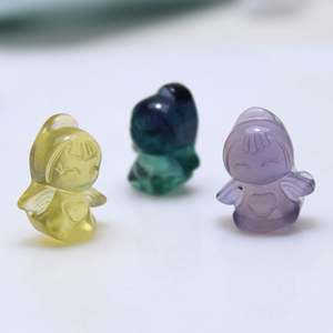 Venta al por mayor global <span class=keywords><strong>de</strong></span> coloridos adornos <span class=keywords><strong>de</strong></span> <span class=keywords><strong>cristal</strong></span> natural <span class=keywords><strong>de</strong></span> fluorita <span class=keywords><strong>de</strong></span> Ángel - Product Image 1