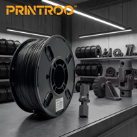 Harga Pabrik PRINTROO Filamen Printer 3D ASA+CF10 Plastik Film Hitam 1.75Mm 1Kg Gulungan Isi Ulang Filamen untuk Printer Lab