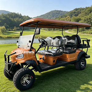 Voiturette de golf électrique tout-terrain tendance 2026, chariot de golf de mode pour parcours, 4 roues motrices, 6 places, pour le tourisme - Product Image 1