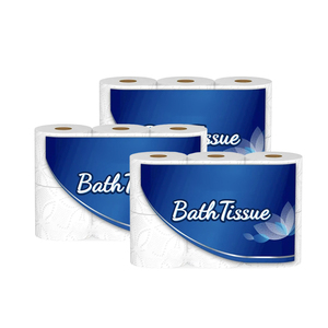 Giá rẻ Giá bán buôn siêu mềm phòng tắm mô giấy vệ sinh OEM nhà sản xuất nhà máy tiêu chuẩn cuộn giấy vệ sinh - Product Image 6