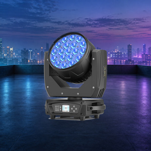 ไฟวอชแบบเคลื่อนย้ายได้, 200W 19x10W RGBW 540x270 ปรับหมุน/เอียง/ซูม, สำหรับงานเวที - Product Image 4