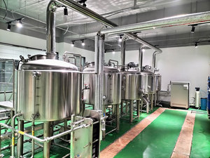 Système de brasserie industrielle en acier inoxydable avec cuve de mouture, de cuisson et de tourbillonnage - Product Image 2
