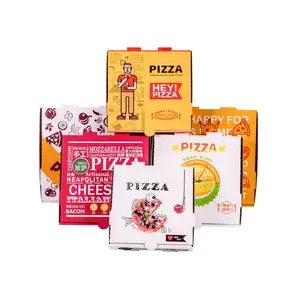 NEU Benutzer definierte Pizzas ch achtel wieder verwendbar 33 35 CM 7/Zoll Wellpappe Pizza Verpackung Liefer box mit eigenem Logo