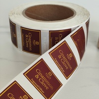 Feuille d'or créative personnalisée velours matériel bougies pot autocollant étiquettes supplément étiquette privée sceau de cire autocollant