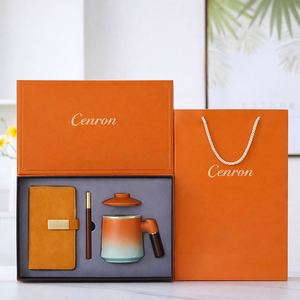 Set de Papelería de Lujo Ecológico Personalizado con Libreta A5 y Marcador, Regalo Corporativo Ejecutivo para Hombres y Mujeres, Souvenir Promocional - Product Image 3