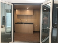 Conteneur en verre insonorisé de luxe populaire de 20 pieds maisons cabine Apple maison préfabriquée tente de camping appartement