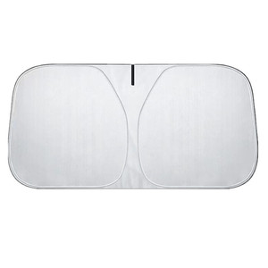 Car Sunshade Front Windshield PVC Foldable <b>Titanium</b> Silver Coated Heat Insulation Summer Protection - Product Image 5