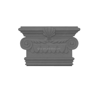 Diseño personalizado columna romana Capital EPS columna decorativa moderna EPS espuma cemento ventana Marco moldeado exterior línea decorativa