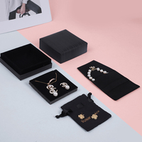 Boîtes d'emballage en papier pour bijoux de mariage, bracelets de luxe haut de gamme Sunny Pack en gros, en noir