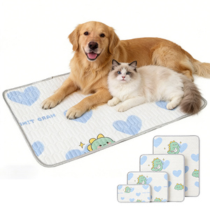Nefes Alabilen Soğutucu Evcil Hayvan Matı Şönil Yazlık Köpek Yatağı Yumuşak Yıkanabilir Hafif Araba Yatağı Nefes Alabilen Minder Yıkanabilir Büyük Köpekler İçin - Product Image 1