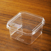 Boîte d'emballage en plastique personnalisable pour desserts, pâtisseries, tiramisu, mousse, gâteaux, biscuits, aliments sucrés, macarons, beignets