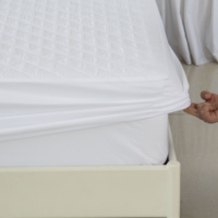 Winter Einzel bett 90x190cm Polyester geste ppte wasserdichte Krankenhaus bett matte Plain maschinen wasch bare Anti-Bakterien-Schutzhülle