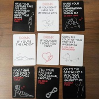 Jeu de cartes romantique pour couple, jeu de société pour adultes en papier couché, idéal pour les soirées amusantes, produit transfrontalier très populaire