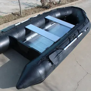 Hypalon inflatable boat aluminium/air deck floor CE certificate fishing boats!