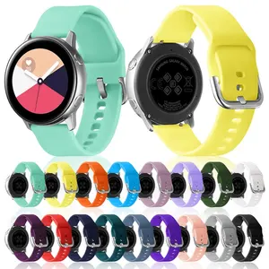 Cinturino per orologio intelligente in silicone di lusso personalizzato da 20mm 22mm di fabbrica per cinturino per orologio samsung gear3 gear 2