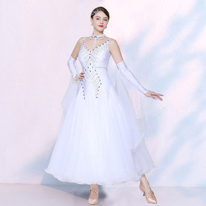 Robe de <span class=keywords><strong>danse</strong></span> moderne pour femmes, nouvelle robe de <span class=keywords><strong>danse</strong></span> de salon standard, costume de compétition de valse et de <span class=keywords><strong>foxtrot</strong></span>, robe de performance pour <span class=keywords><strong>danse</strong></span> sociale - Product Image 2