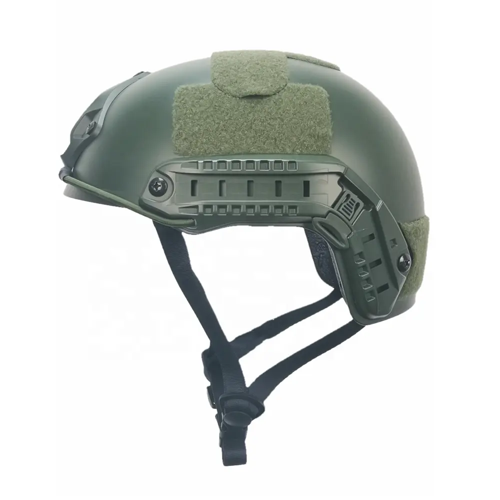 더블 안전 사용자 정의 녹색 높은 컷 보안 훈련 고품질 안전 전술 헬멧 바이저