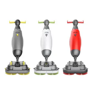 C430BN Dual 8in Brush Pads Lithium Battery Powered Elevator Mini Floor Scrubber Dryer Cleaning Machine