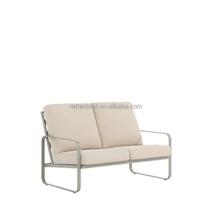 Custom Made Modern <strong>Outdoor</strong> Durable Aluminum Cushion <strong>love</strong> <strong>Seat</strong> - Product Image 1