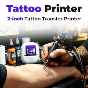 Impresora Térmica <span class=keywords><strong>de</strong></span> Tatuajes <span class=keywords><strong>de</strong></span> 2 Pulgadas, Mini Impresora Portátil Inalámbrica sin Tinta para Etiquetas <span class=keywords><strong>de</strong></span> Tatuajes, Regalos, Hogar y Oficina - Product Image 2