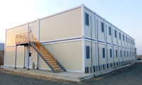 Maison modulaire préfabriquée à plusieurs étages, maison en kit, maison conteneur