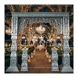 Panel de Entrada para Boda India Tallado a Mano, Decoración Personalizada Disponible - Product Image 1