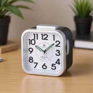 JUSTAMINUTE Alarm <b>Clock</b> with Snooze Function <b>Black</b> JA7051N - Product Image 3